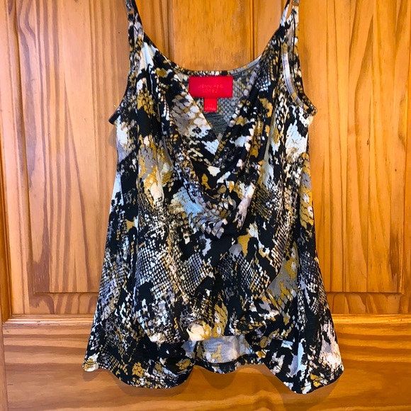 Jennifer Lopez Tops - Snakeskin tank top